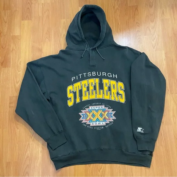 Vintage Starter Men's NFL Pittsburgh Steelers Super Bowl XXX